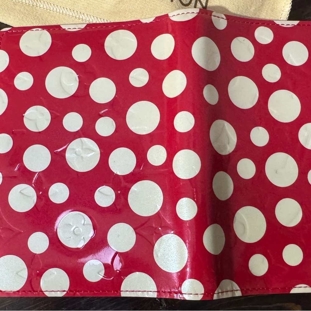 Authentic Rare Louis Vuitton x Yayoi Kusama Red /White Dot Leather Planner - Picture 7 of 7